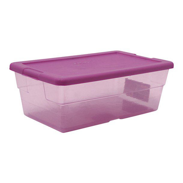 CAJA 5.7L MORADA 34.6X21X12.4 CM