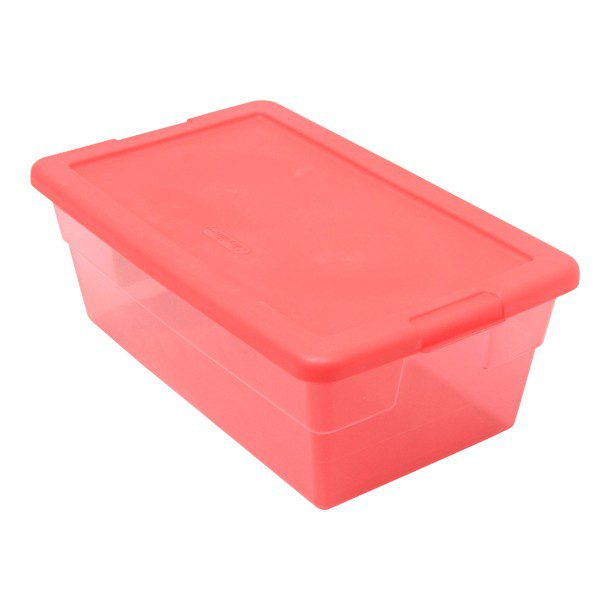 CAJA 5.7 L ROJO 34.6 X 21 X 12.4 CM