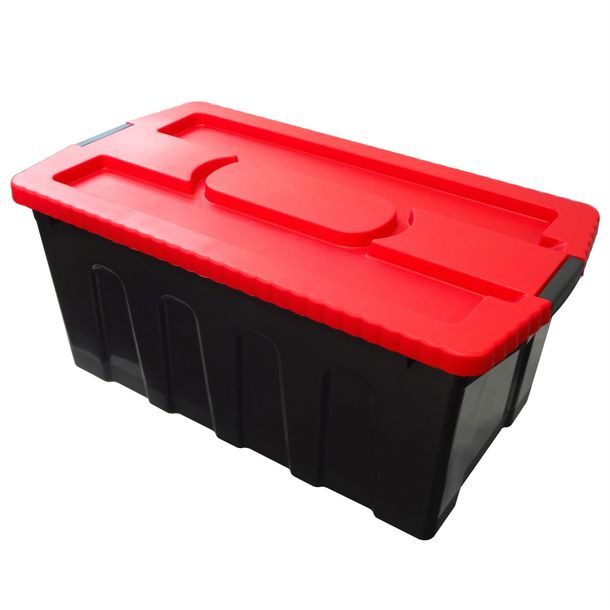 CAJA HEAVY DUTY 125 L NEGRA-ROJA