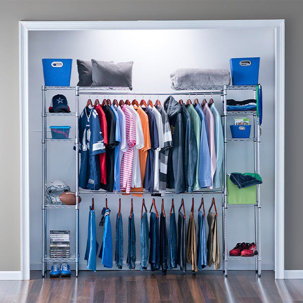 CLÓSET CROMADO 207 X 35.5 X 183 CM