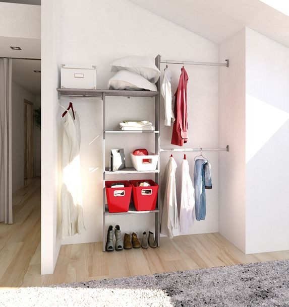 CLOSET PRACTICO 190 CM GRIS TOUCH