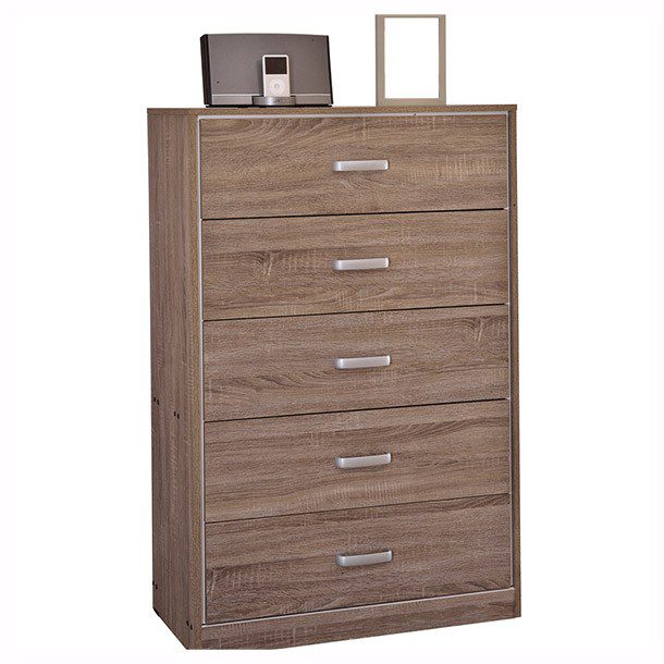 CAJONERA 5 CAJONES 122.5 X 80 X 39.6CM.