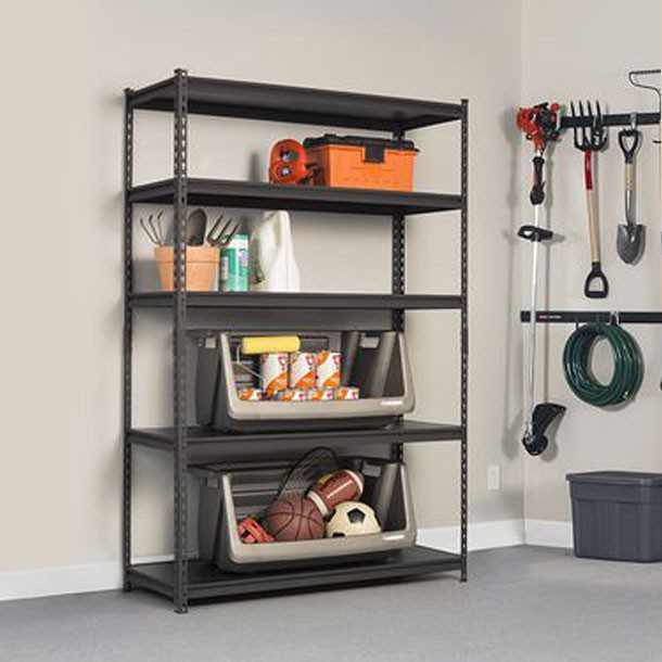 ESTANTE DE METAL 5 NIVELES 183X122X46 CM