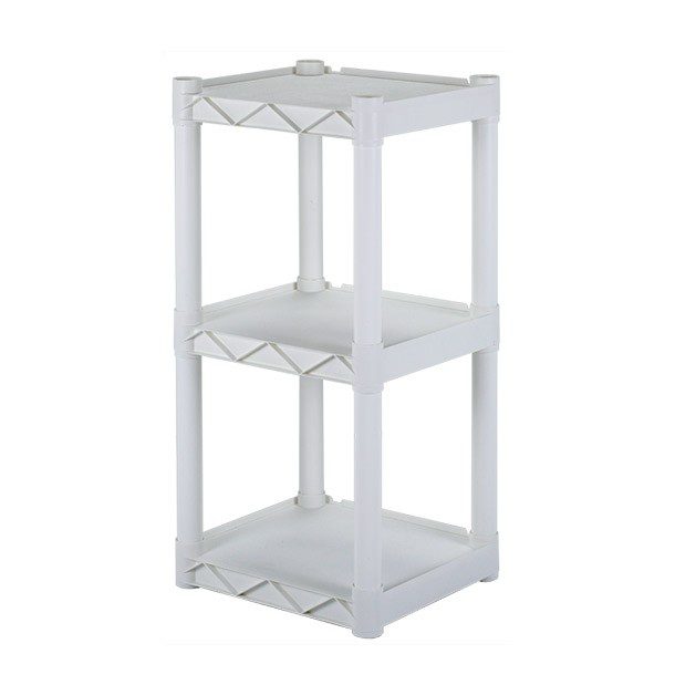 ESTANTE BLANCO 3 NIVELES 35.5X40.6 CM