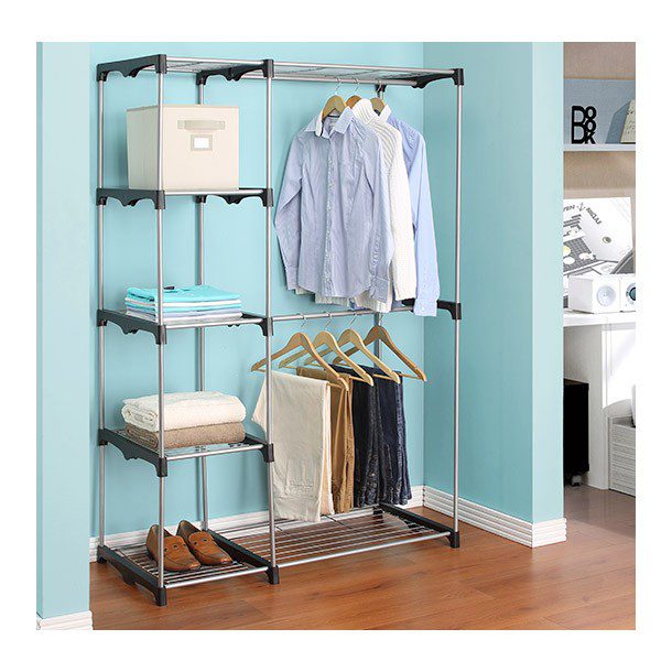 CLOSET TUBULAR 2 NIVELES 49 X 115 X 173 CM