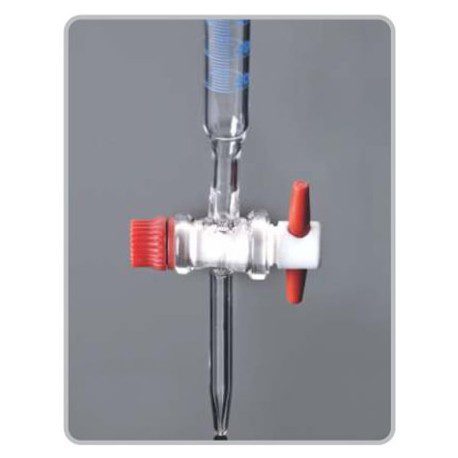 BURETA DE VIDRIO CLASE B CON LLAVE PTFE - GLASSCO