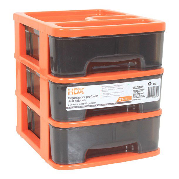 ORGANIZADOR PROFUNDO DE 3 CAJONES