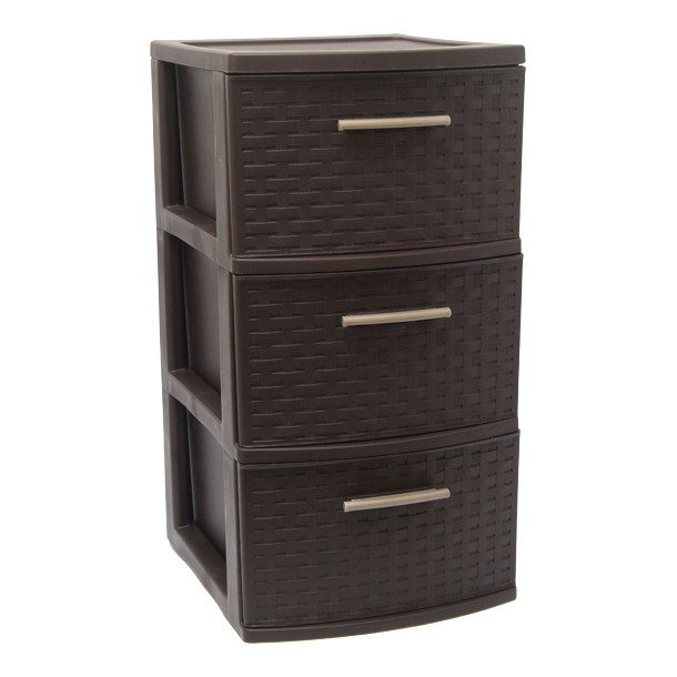 TORRE 3 CAJONERAS COLOR ESPRESSO