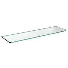 REPISA CRISTAL 60X12X0.8 CM CLARO