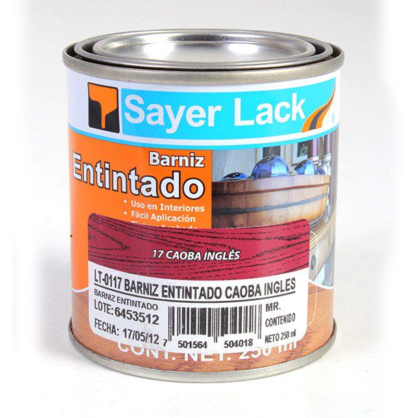 BARNIZ ENTINTADO CAOBA INGLESA 250 ML