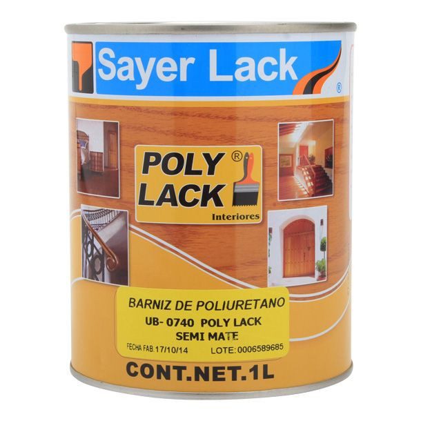 BARNIZ POLYLACK SEMI MATE 1 LT
