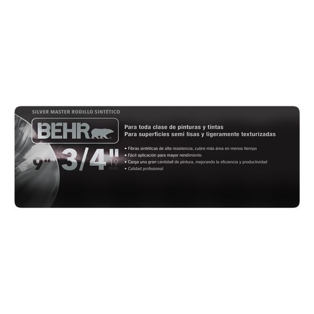 BEHR RODILLO SILVER MASTER 3/4"