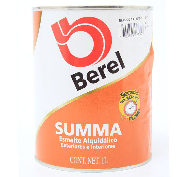 PINTURA ESM SUMMA BLANCO SATINADO 1 L
