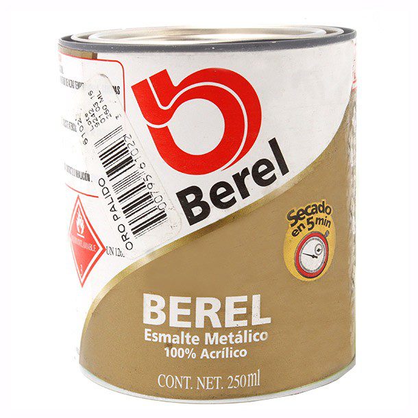 ESMALE METAL ORO PALIDO 250ML 6102