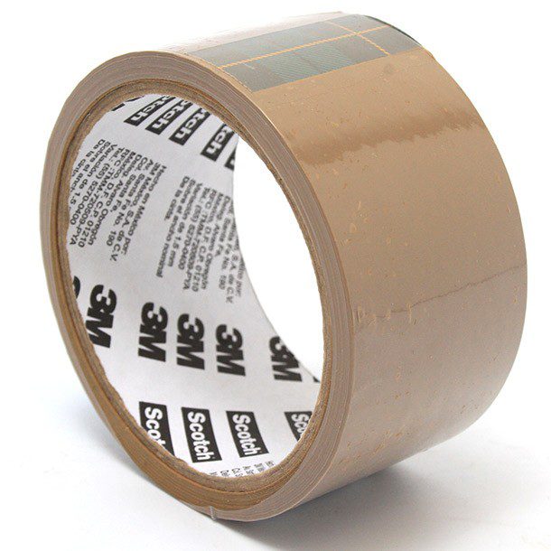 3M SCOTCH CINTA DE EMPAQUE CANELA 48 MM X 50 M