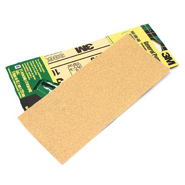 3M LIJA PINTURA MADERA METAL 3-2/3X9 ASST USO GENERAL