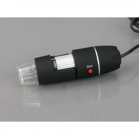 MICROSCOPIO DIGITAL  ENDOSCOPIO, 200X 8 - LED USB - AMSCOPE