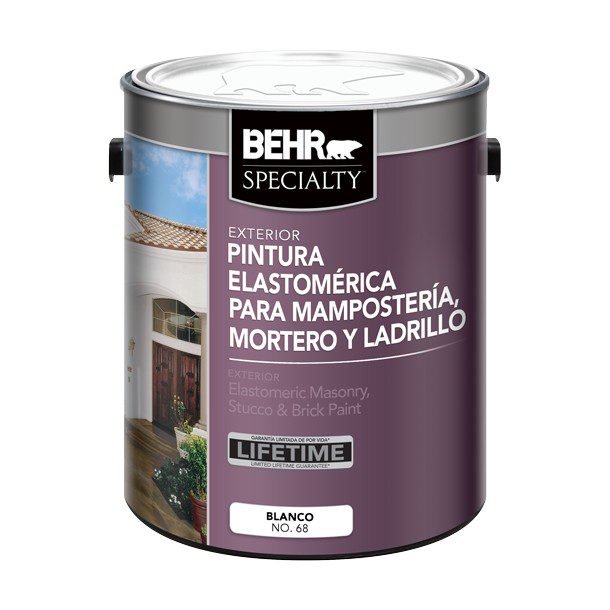 PINTURA ELASTOMÉRICA DE LÁTEX ACRÍLICO BLANCO SATINADA 1G