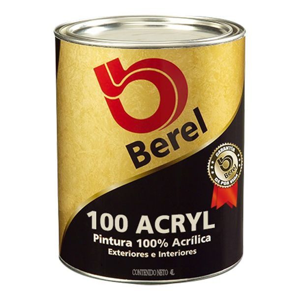 PINTURA 100 ACRYL 4 L