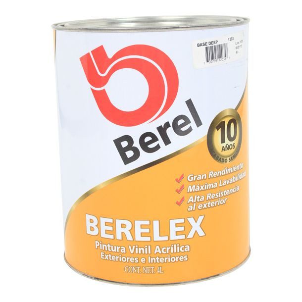 PINTURA BERELEX BASE DEEP 4 L