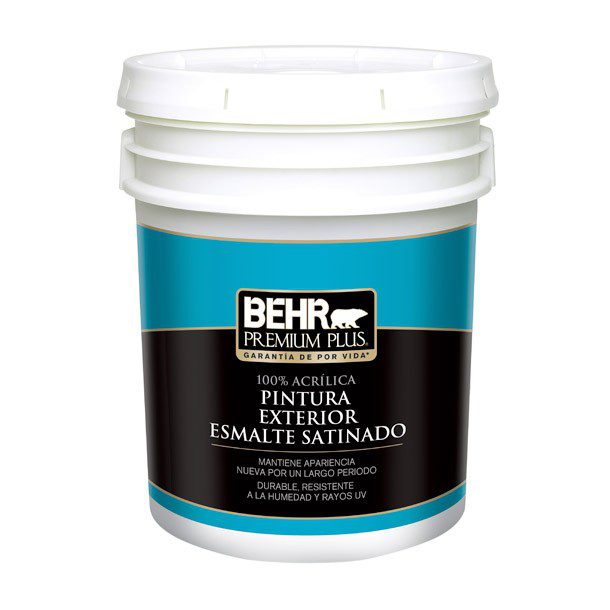 PINTURA PREMIUM PLUS EXTERIOR SATINADO BASE OSCURA 5G