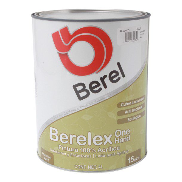 BERELEX ONE HAND BLANCO 4 L