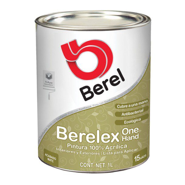 PINTURA BERELEX ONE HAND BASE PASTEL 1 L