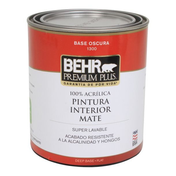 PINTURA PREMIUM PLUS INTERIOR MATE BASE MEDIA 1L