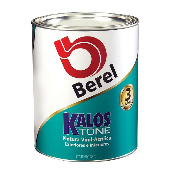 PINTURA KALOS TONE 4 L BLANCO