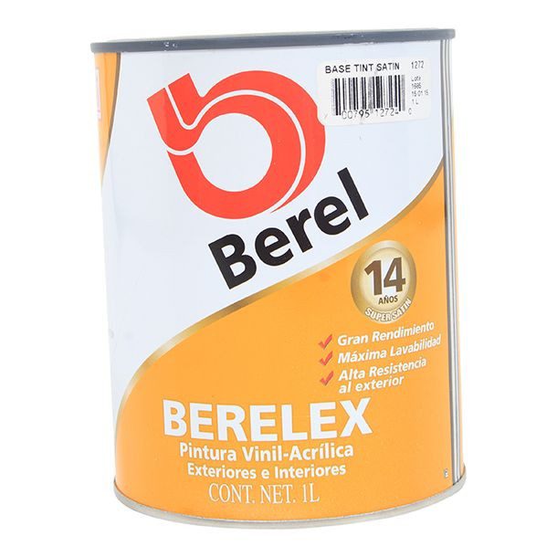 BERELEX SUPER SATINADO BASE ACCENT 1275 1 L
