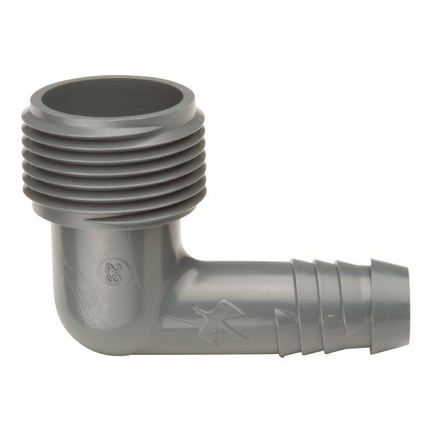 CONECTOR CODO FLEXIBLE ROSCADO 1/2"