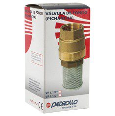 VÁLVULA DE FONDO 1-1/4" PICHANCHA