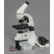 MICROSCOPIO MARCO DE METAL LENTE DE CRISTAL DOBLE LUZ  CÁMARA USB - AMSCOPE