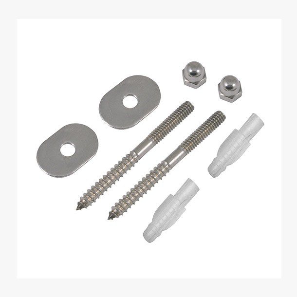 KIT TORNILLO-PIJA WC ACERO INOXIDABLE