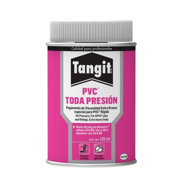 PEGAMENTO PARA PVC TODA PRESIÓN 125 ML