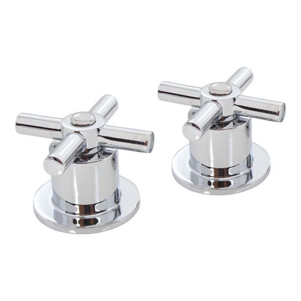 JUEGO MANERALES CRUCETA GRANDES CROMADO