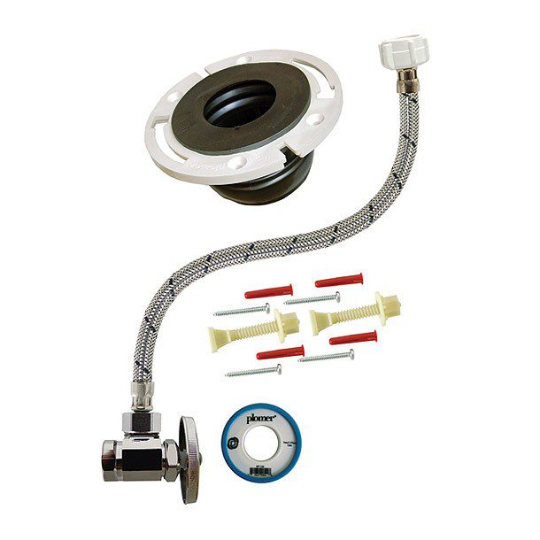 PAQUETE INSTALACIÓN SANITARIO CON BRIDA FLEXIBLE