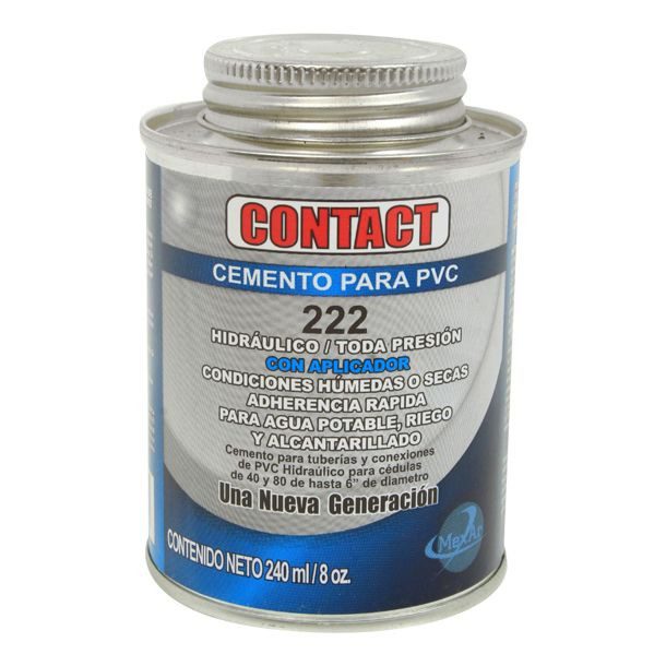 CEMENTO PVC AZUL PVC CON APLICADOR 1/4 250G