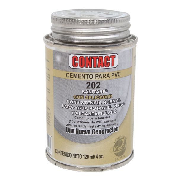 CEMENTO PVC TRANSPARENTE PVC CON APLICADOR 125 GR