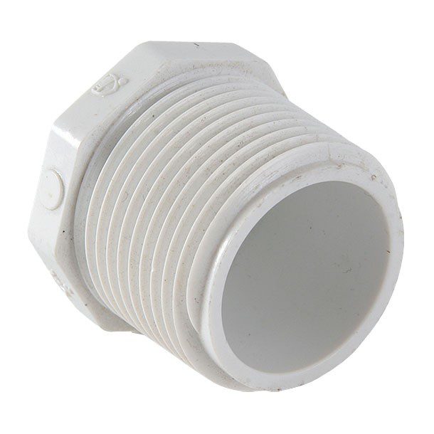 TAPÓN MACHO ROSCADO CÉDULA 40 3/4" 19 MM