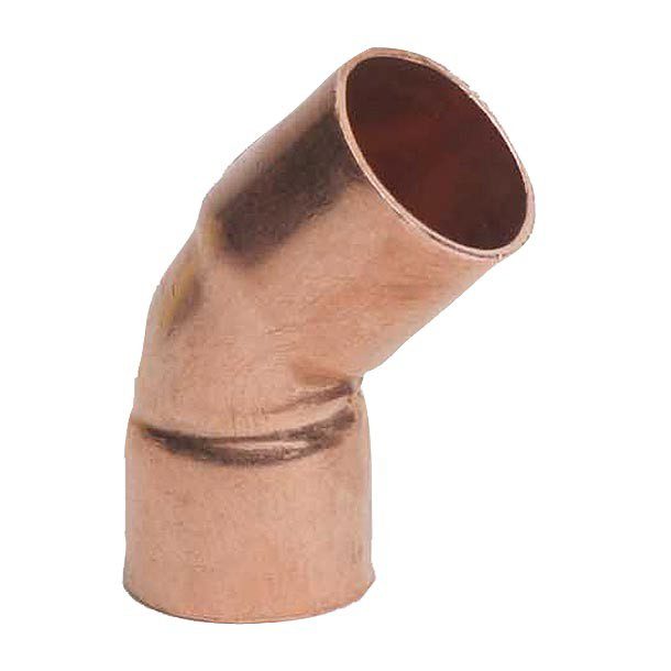 CODO COBRE 45 GRADOS 1/2" 13MM