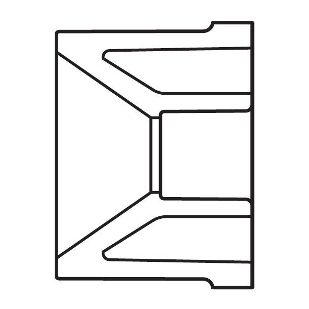 REDUCCIÓN BUSHING PVC 38X25 MM 1 1/2"X1"