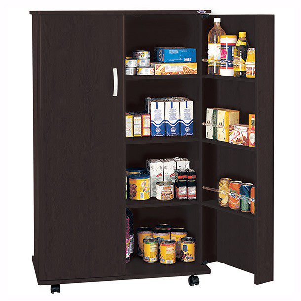 GABINETE 2 PUERTAS CON RODAJAS 127 X 80 X 41.8CM