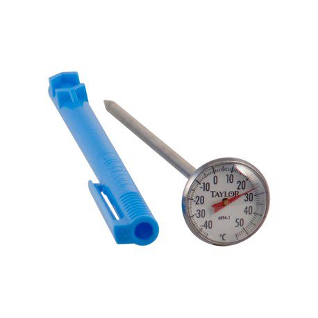 TERMÓMETRO BIMETÁLICO CARÁTULA CIRCULAR 1 Y VASTAGO 5 (-40 A 70 grados C)