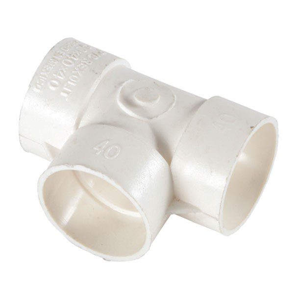 TEE SANITARIO ECOTUBO CEMENTAR 40-40 MM