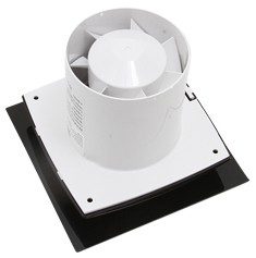 EXTRACTOR DE AIRE PARA MURO O VENTANA 4" CON CUBIERTA DE CRISTAL