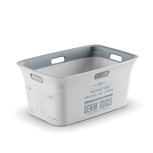 CANASTA LAVANDERIA CHIC DENIM 45 L