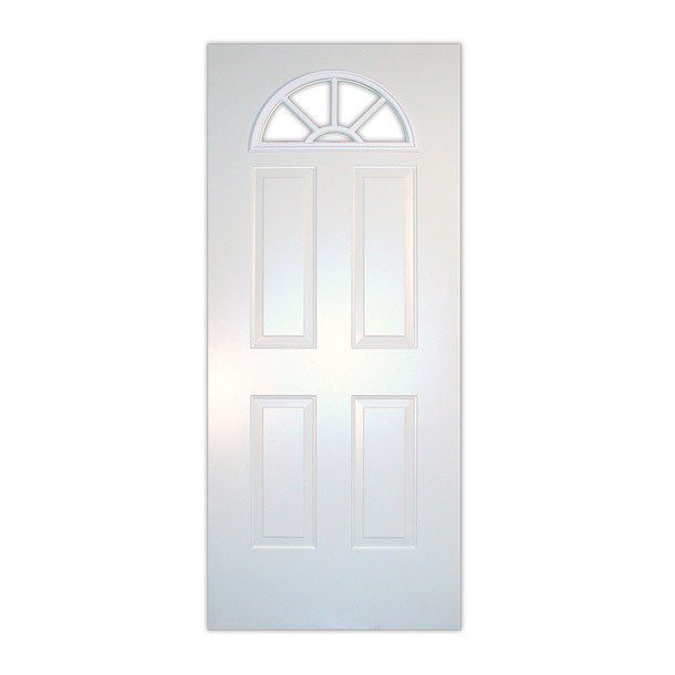 PUERTA ACERO BLANCA 80 X 213 CM MASONITE