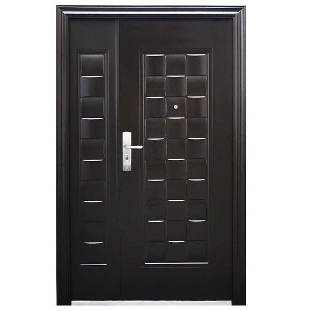 PUERTA SEGURIDAD LUXURY FIJ 130 CHOCOLATE DERECHA