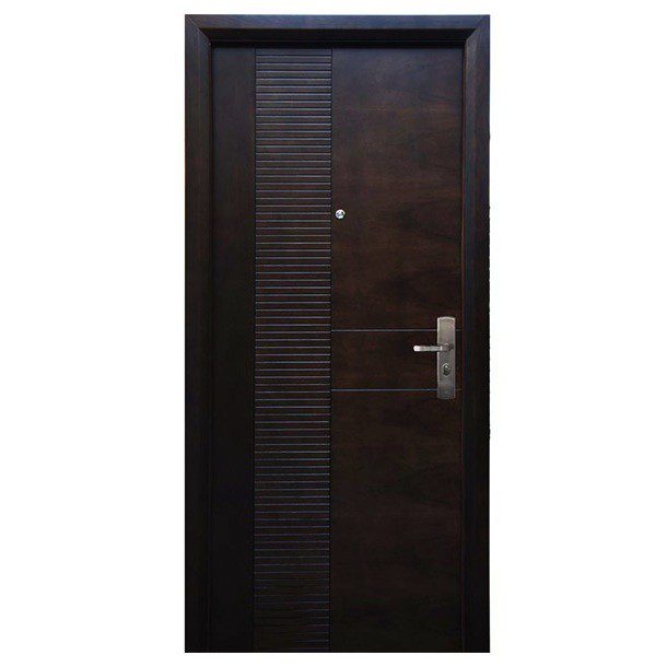 PUERTA SEGURIDAD MODENA 96 NOGAL IZQUIERDA